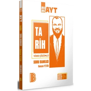 Benim Hocam Yayınları 2026 AYT Tarih Video Çözümlü Soru Bankası Üniversite Hazırlık İçin