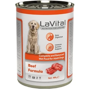 Lavital Biftekli Yetişkin Köpek Konservesi 400 Gr