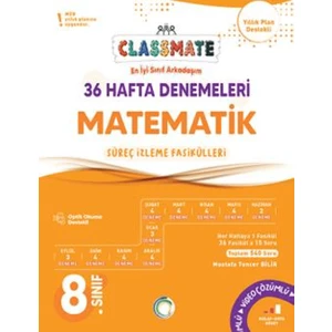 8. Sınıf Matematik Classmate 36 Hafta Denemeleri