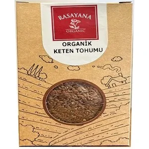 Organik Keten Tohumu Kahverengi 250 gr