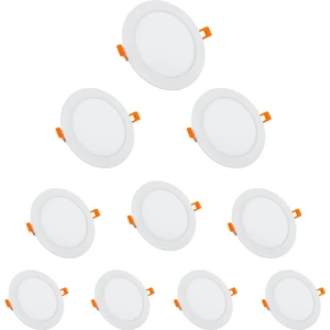 10 Adet 3W Slim LED Panel 6500K Beyaz MX-1000