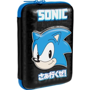 Sonic The Hedgehog Lisanslı Mat Okul Kalem Kutusu Çift Bölmeli Çocuk Kalem Çantası