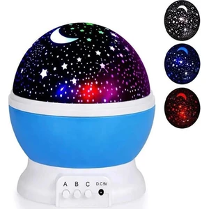 Gece Lambası Masa Lambası Dönen Star Master Projeksiyon Işık LED Lamba