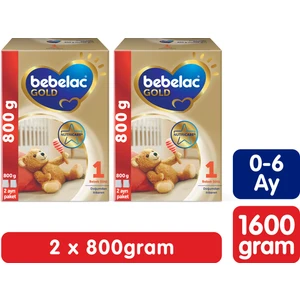 Gold 1 Bebek Sütü 0-6 Ay 800 Gr x 2 Adet 1600 Gr