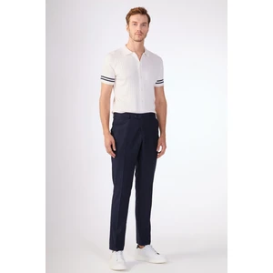 Koyu Lacivert Erkek Regular Fit Düz Pantolon - 103937