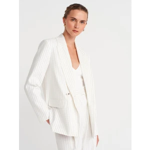 60767 Blazer Ceket-Beyaz