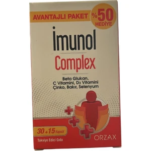 Imunol Complex 30+15 Kapsül %50 Hediye