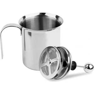 304 Çelik 500 ml Manuel Presli Kahve Süt Köpürtme Potu Sütlük Pitcher MT192