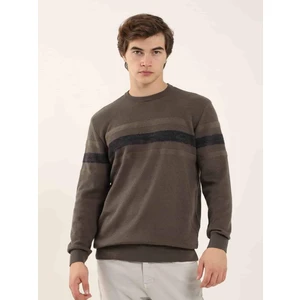 Haki Erkek  Bisiklet Yaka Triko - 90599