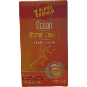 Ocean Vitamin C 1000 Mg 30+30 Tablet 1 Alana 1 Bedava  850071952933