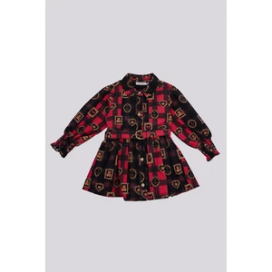 Bg Store Kız Bebek Desenli Elbise