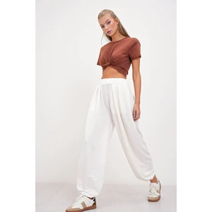 Modal Şalvar Lastikli Pantolon