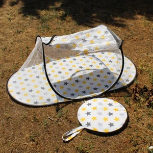 Katlanabilir Bebek Cibinlik Tül Sineklik Haşere Koruyucu Çantalı Bebek Gölgelik Çadırı 120-60 cm