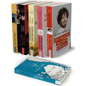 Sen Yola Çık Yol Sana Görünür - Gitmeli Miyim Kalmalı Mıyım - Hiçbir Karşılaşma Tesadüf Değildir - 5 Kitap - Hakan Mengüç + Defter