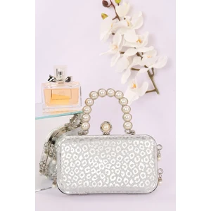Weem Bag 714 Inci Saplı Desenli Abiye Çanta