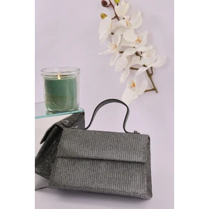 Weem Bag 408 Çizgili Çupra Saplı Taşlı Abiye Çanta