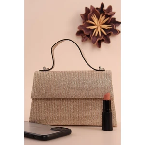 Weem Bag 408 Çizgili Çupra Saplı Taşlı Abiye Çanta