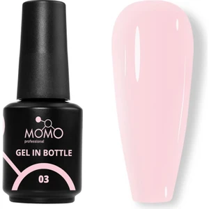 Momo Professional Gel In Bottle No.03, Akıllı Fırçalı Protez Tırnak Jeli, Uçuk Pembe, 18 ml