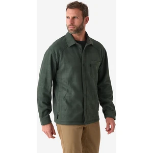 Solognac Erkek Uzun Kollu Oduncu Gömleği - Yeşil - Avcılık ve Doğa Gözlemi - 100