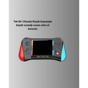 Şarjlı Taşınabilir Oyun Konsolu – X7M Retro Game Box