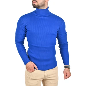 Ince Fitilli Tam Boğazlı Balıkçı Yaka Tüylenmeyen Triko Kazak 2505498