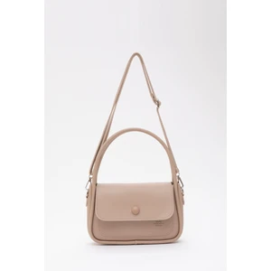 Vizon SHK97 Suni Deri Ön Cep Detaylı 2 Bölmeli Ayarlanabilir Askılı El,kol ve Omuz Çantası