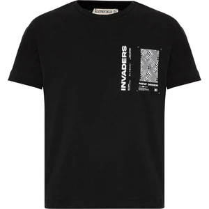 Routefield Tac Kids Unisex Çocuk Siyah Tişört