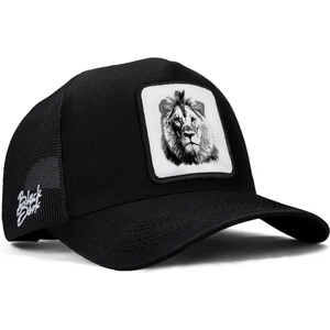 V1 Trucker Aslan - 4bs Kod Logolu Siyah Şapka (Cap)