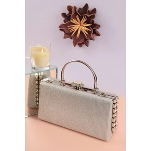 Weem Bag 470 Çizgili Yan Taşlı Saplı Abiye Çanta