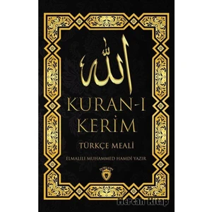 Dorlion Yayınları Elmalılı Hamdi Yazır Akademik Kuran-ı Kerim Türkçe Meali Tam Metin – Eksiksiz Çeviri