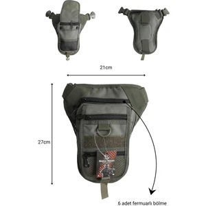 Single Sword Tactical Özel Bölmeli Bel/bacak Çantası