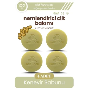 Kenevir Sabunu 4 Adet - Nemlendirici Cilt Bakım Sabunu