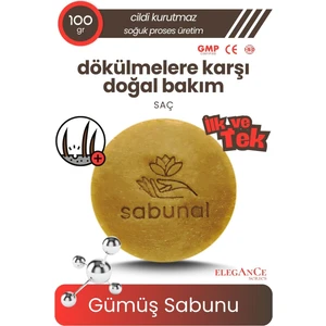 Gümüş Sabunu - Saçlar İçin, Hacim, Güç ve Dökülmelere Karşı 100 gr