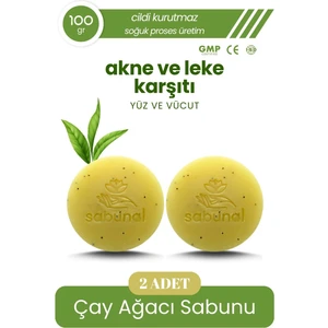 Çay Ağacı Sabunu 2 Adet - Ferahlatıcı ve Arındırıcı Cilt Bakım Sabunu