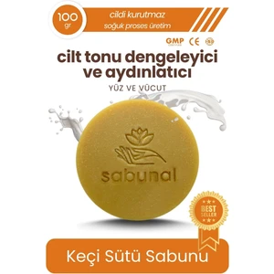 Keçi Sütü Sabunu - Cilt Tonu Dengeleyici ve Aydınlatıcı Sabun 100 Gr