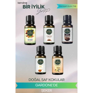 5 Li Set Esansiyel Uçucu Yağ Bal Vanilya Tutti Fruit Çikolata Tarçın