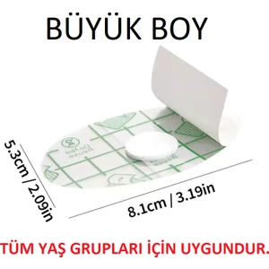 Tekno İstanbul Su Geçirmez Yapışkanlı Kulak Koruyucu Bant 10 Lu Paket