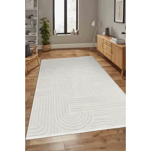 Revna Ekru Yıkanabilir Halı – Kaydırmaz Taban, Pamuk Dokuma, Salon, Çocuk Odası, Mutfak, Koridor İçin Uygun