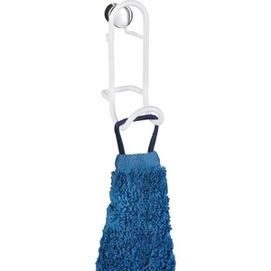 2'li Duvar Havlu Askısı - Beyaz Kaplama