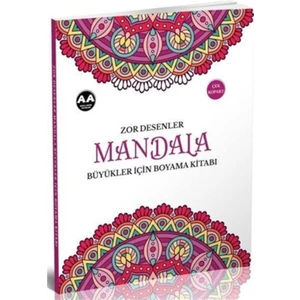 Akıllı Adam Mandala Zor Desenler Büyükler Için Boyama Kitabı
