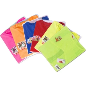 Boyama Önlüğü 5 Renkli S Beden Eğlenceli Tasarım L42790 Çocuklar İçin