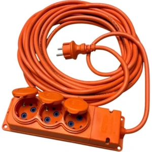 20 Mt 3'lü Priz Uzatma Kablosu 3 x 2,5mm Ttr Seyyar Ara Kablo IP44 3WAY-20325-F - 942-303-1320