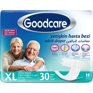 Good Care Bel Bantlı Hasta Bezi Yumuşak Tekstil Yüzey 30 Adet XL Ekstra Large