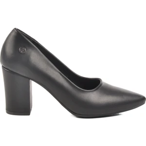 Siyah Topuklu Kadın Abiye Ayakkabı PC-54733 Z