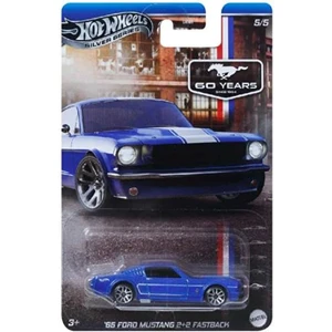Hot Wheels Siver Series Ford Mustang 60 Years Anniversary '65 Ford Mustang 2+2 Fastback JBY49