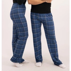 Ekose Kareli Yılbaşı Pijama Altı Unisex Micro Pamuk