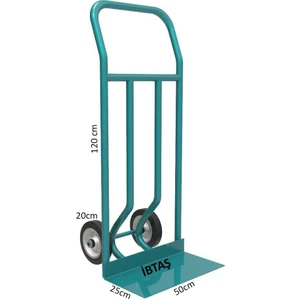 Ibtaş 250 kg Ergonomik Koli Eşya Malzeme Kargo Taşıma El Arabası 2 Tekerli