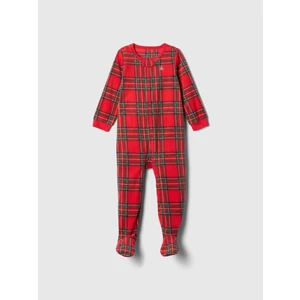 Bebek Kırmızı Brannan Bear Işlemeli Tulum