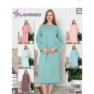 Uzun Kollu Düz Anne Geceliği