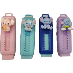 Stitch Figürlü 4 Adet Sürgülü Silgi AD15577